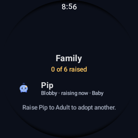 The species family — six pets to raise