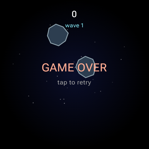Smaller fast asteroids breaking after a hit