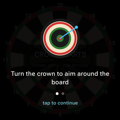 How to play — the crown aims around the board