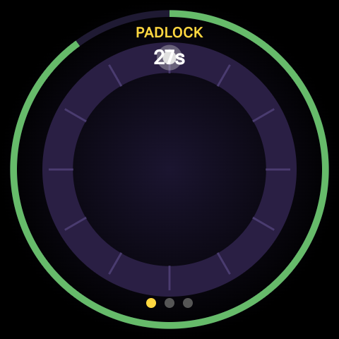Vault lock with six pins and tight timer