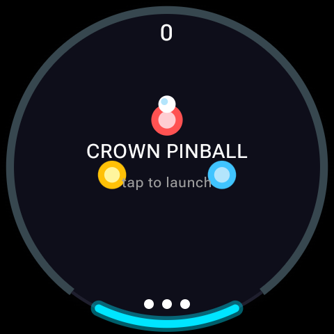 Crown Pinball table with paddle on the bottom arc and ball in flight