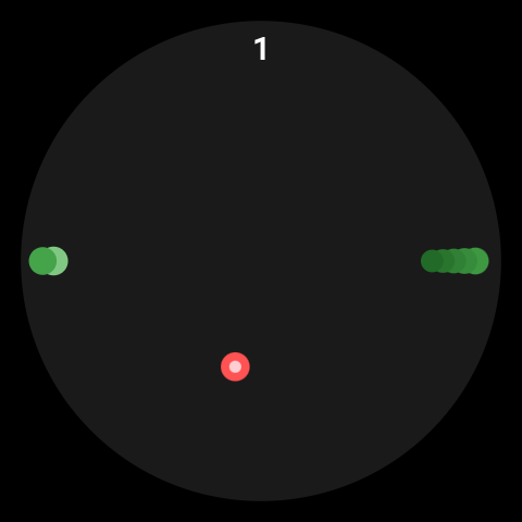 Slow-motion power-up active