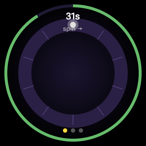 Locked digit indicator showing direction flip